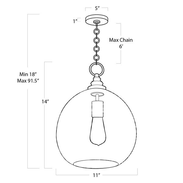 Glass Float Pendant